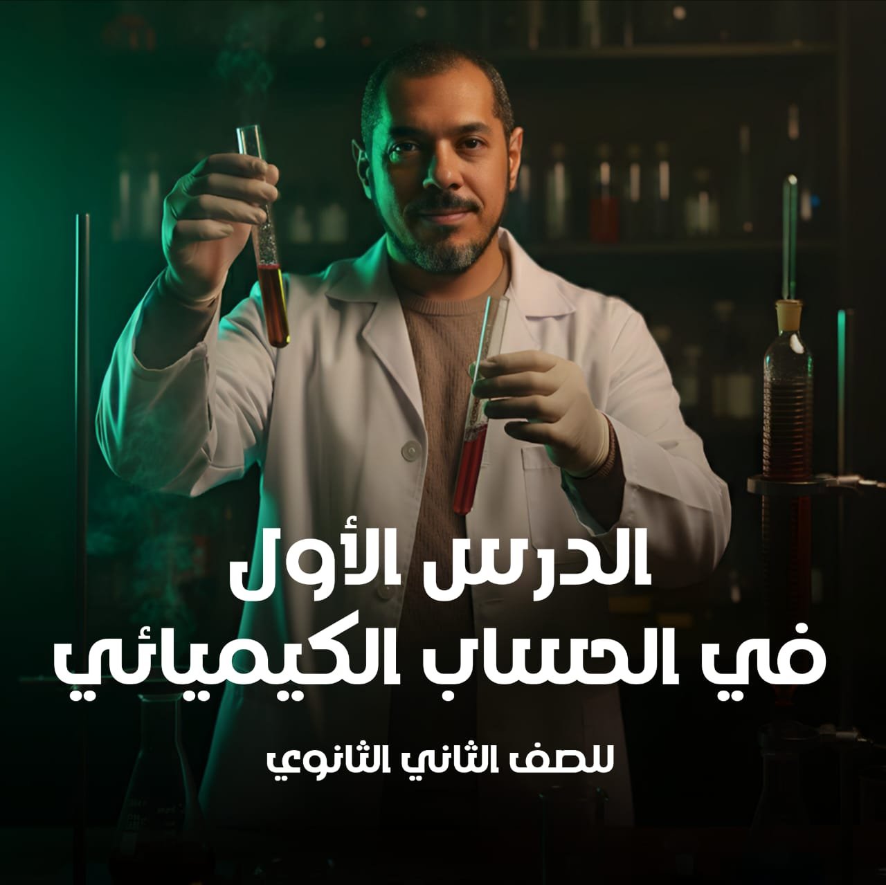 الدرس الأول في الحساب الكيميائي (مسائل حساب مادة بدلالة مادة أخري)2ث