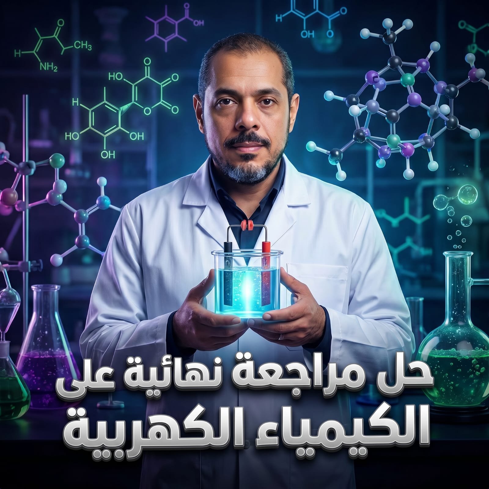 حل مراجعة نهائية على الكيمياء الكهربية