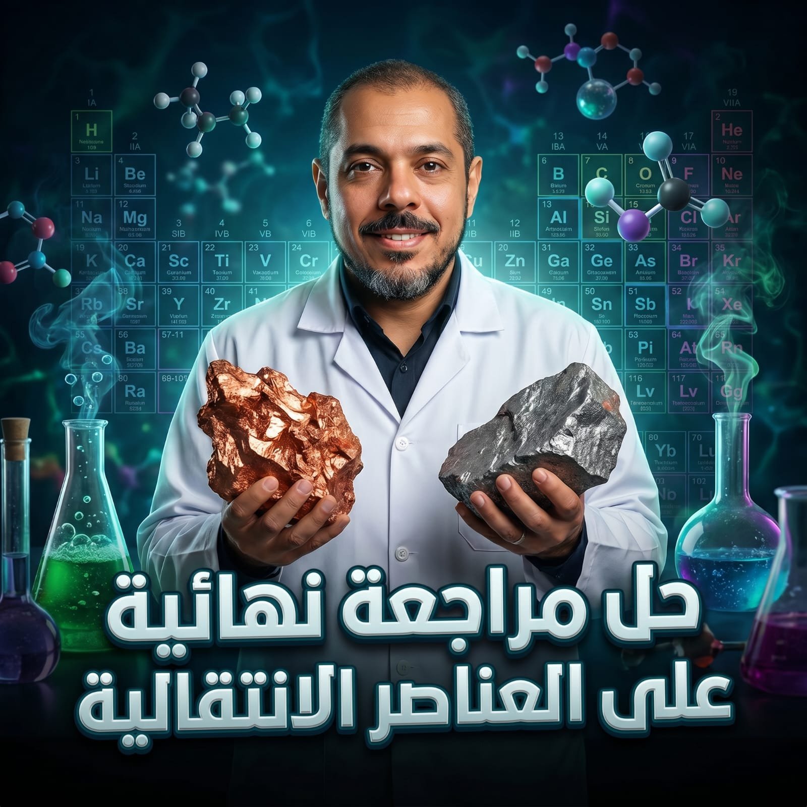 حل مراجعه نهائيه علي العناصر الانتقاليه